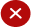 Red 'X' cross icon.